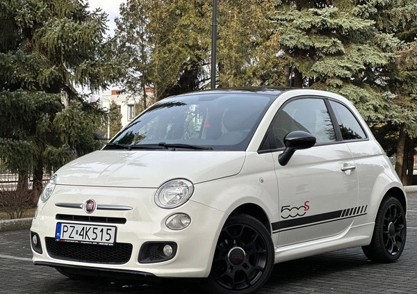 Fiat 500 cena 29900 przebieg: 135000, rok produkcji 2013 z Poznań małe 631